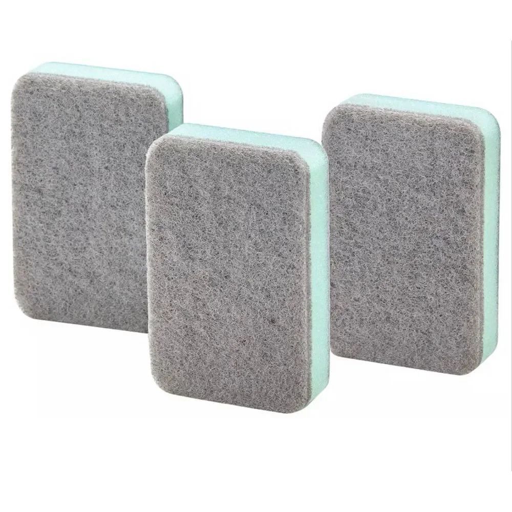 New IKEA SVAMPIG Sponge, gray-green 1 pack 3 pcs